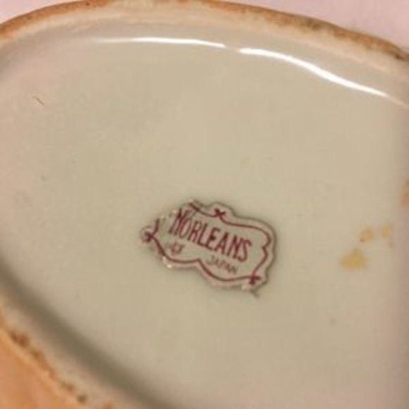 VINTAGE?NORLEANS JAPAN COVERED EGG DISH Trinket Box Candy Nut Bowl Porcelain
